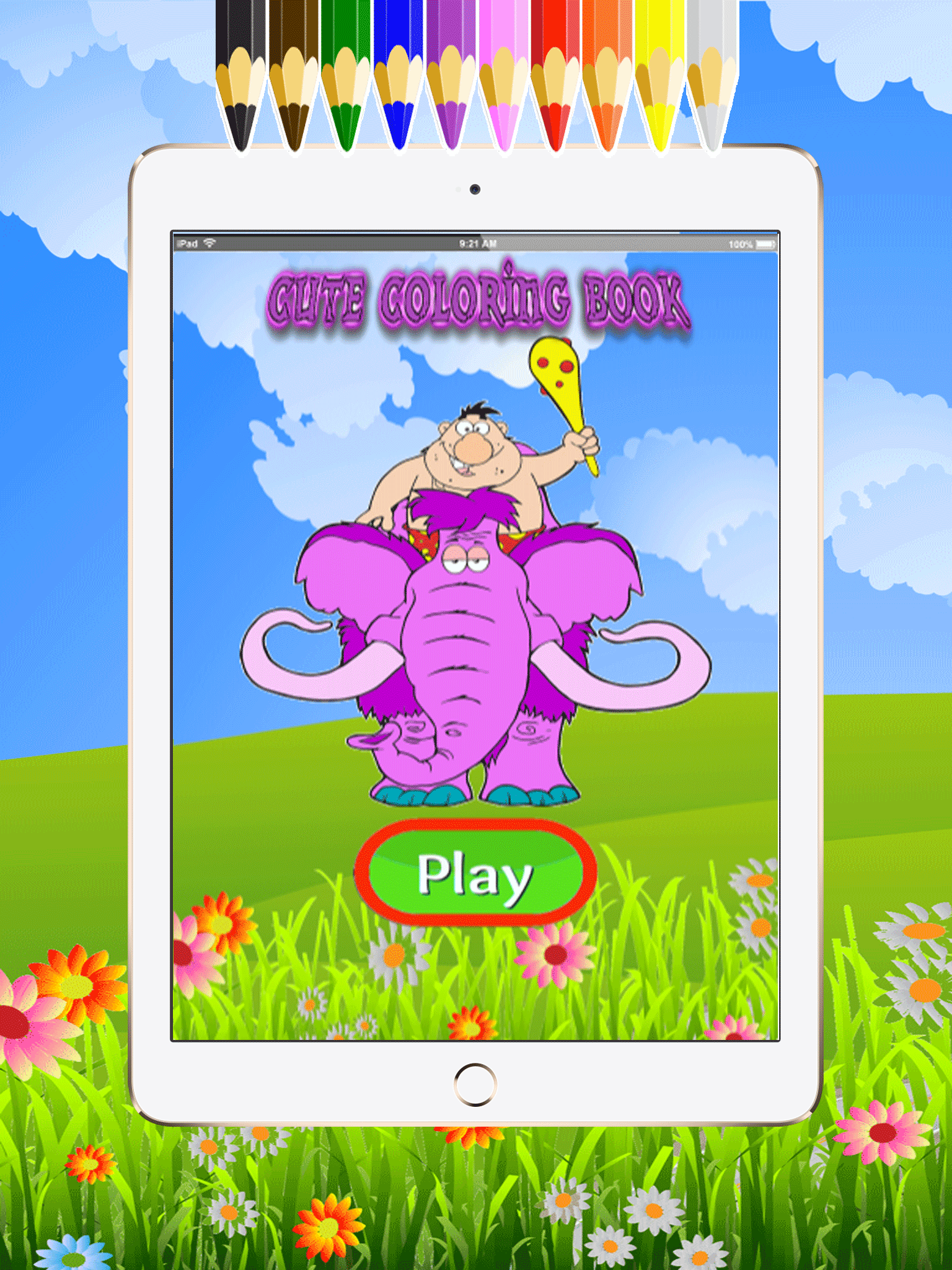 Extinct  Animals Cute  Art Pad : Learn to painting and drawing coloring pages printable for kids free screenshot 4