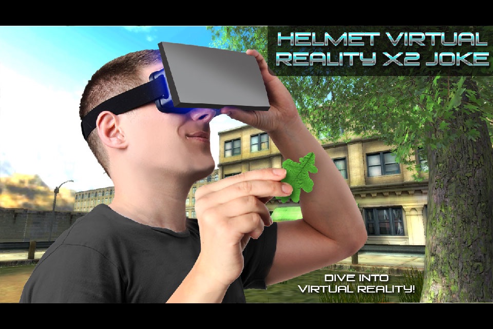Helmet Virtual Reality X2 Joke screenshot 2