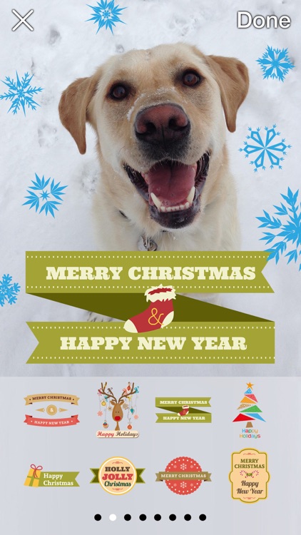 Now That's Christmas: Turn Your Photos Into Holiday Cards With 72 Stickers screenshot-0