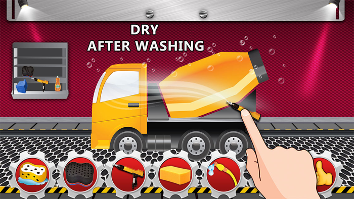 Construction Washing Workshop  Remove Machines Dirty after heavy work