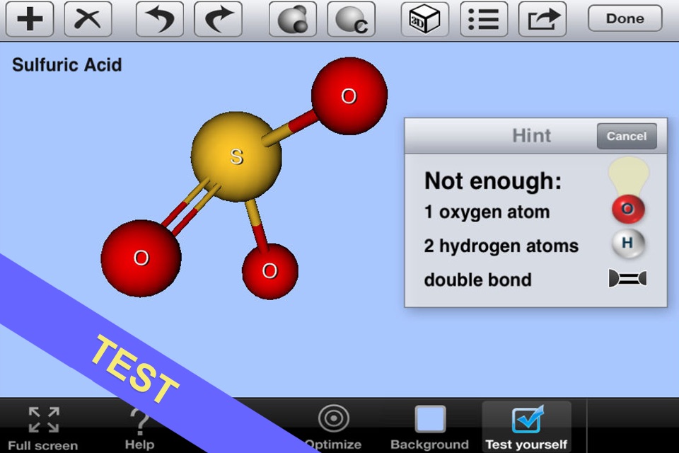 3D Molecules Edit & Test screenshot 3