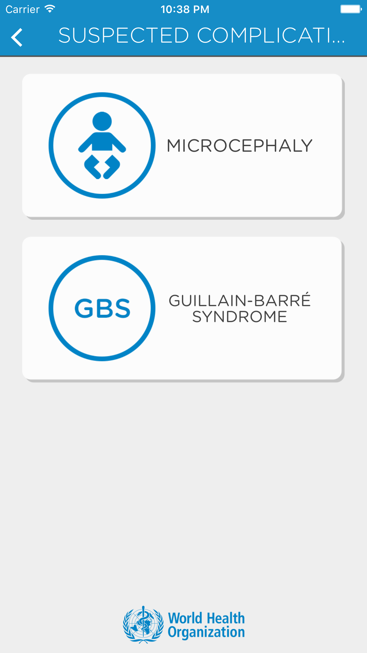 WHO Zika App