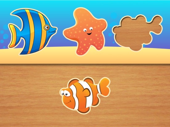 Underwater Adventures - learning puzzle for toddlers and preschoolers iPad screenshot