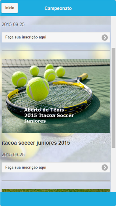 Entertennis app screenshot