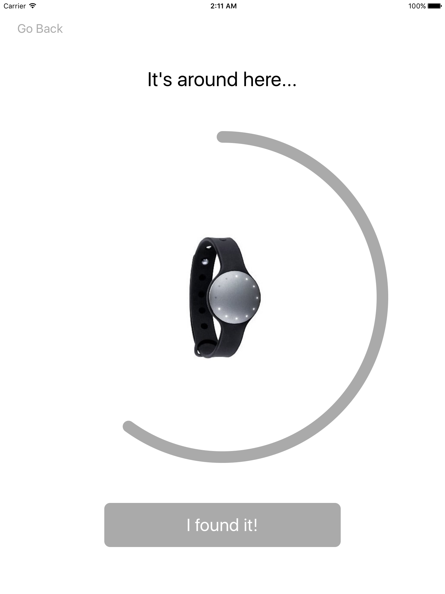 Finder for Misfit Lite - find your Shine and Flash device
