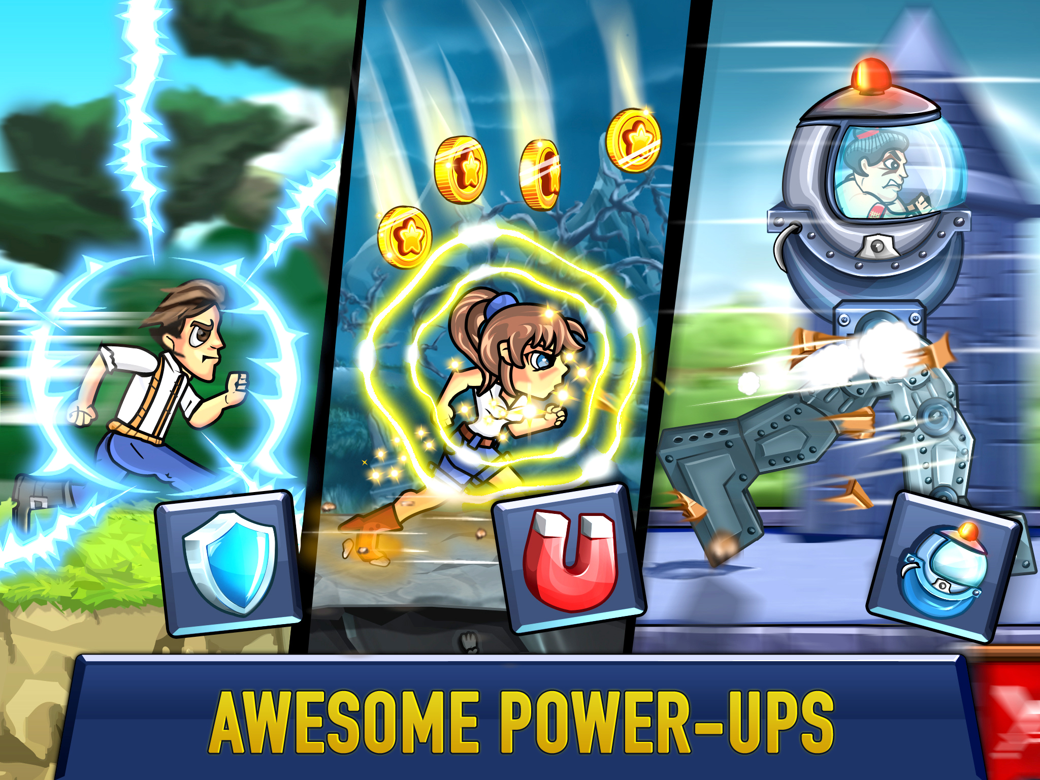 Action Heroes - Running Game