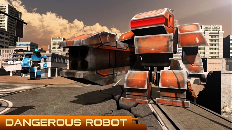 Robot Army Warfare 3D – Modern World Battle Tanks against the Enemy War Robots screenshot-3