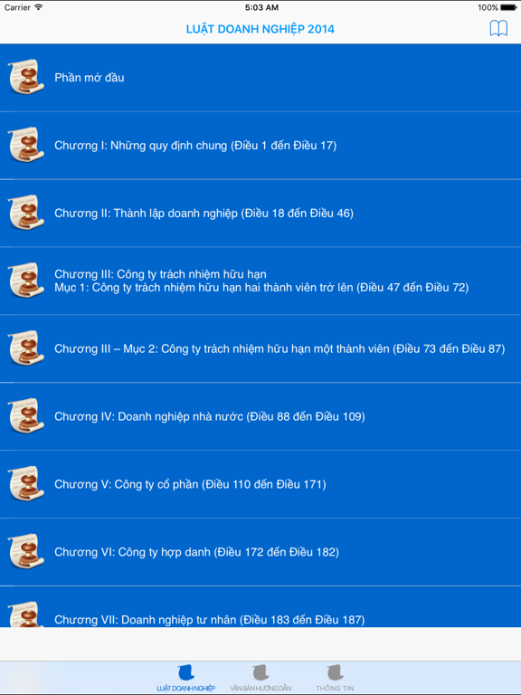 Screenshot #4 pour Luật Doanh Nghiệp Năm 2014