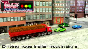 Truck Tycoon Driver Pro Traffic Rider - Free 3D Parking Simulator screenshot 1