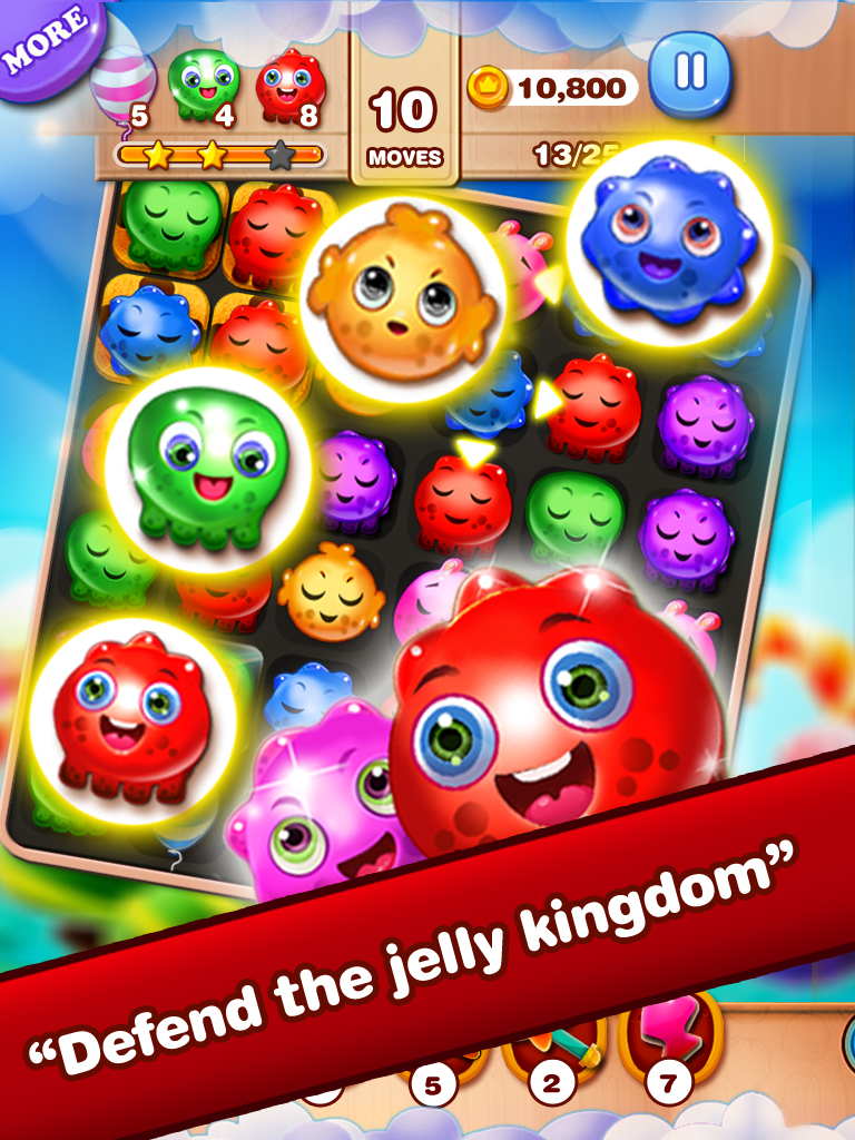 Jelly Crush Mania - A Yummy Jelly Dash Mania Match 3 Game
