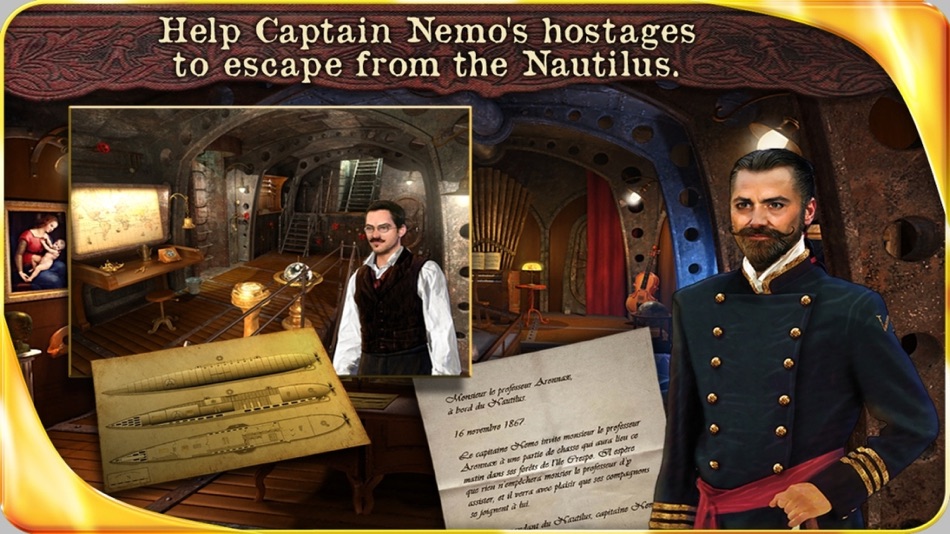#1. 20 000 Leagues under the sea - Extended Edition - A Hidden Object Adventure (iOS) โดย: Microids