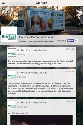 On Rock Community Services screenshot 2