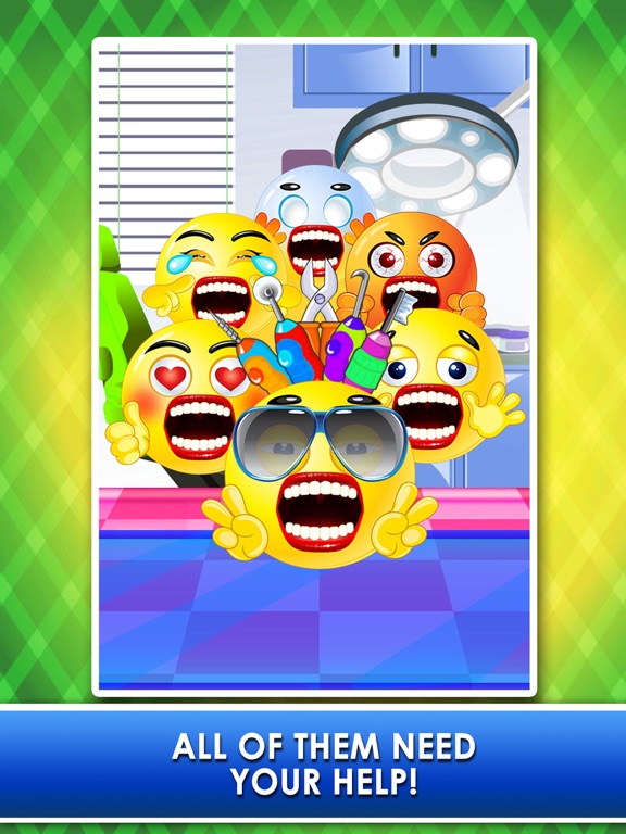 Emoji Dentist Doctor Salon - little spa kids games! iPad screenshot