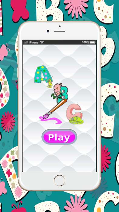 abc art pad:Learn to painting and drawing coloring pages printable for kids free iPhone screenshot