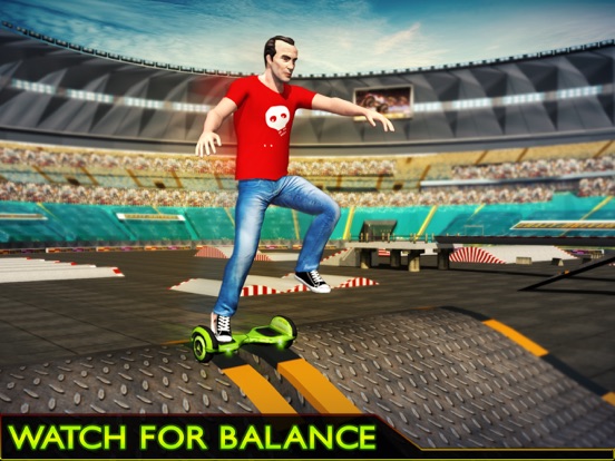Hoverboard Stunts Hero 2016 iPad app afbeelding 2