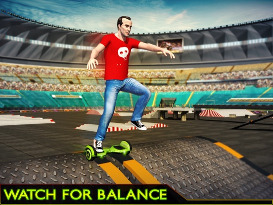 Hoverboard Stunts Hero 2016 iPad screenshot 2 - Games app