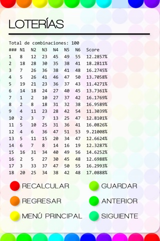Calculated - Generador de Números de Lotería screenshot 4