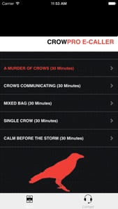 Crow Calling App-Electronic Crow Call-Crow ECaller screenshot #1 for iPhone