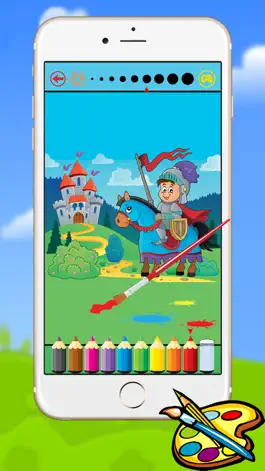 Game screenshot Princess Castle Coloring Book - Drawing for kids free games apk
