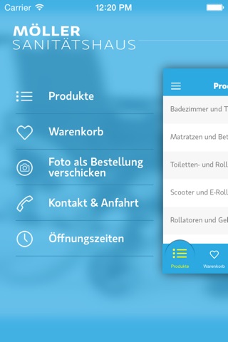 Möller Sanitätshaus screenshot 2