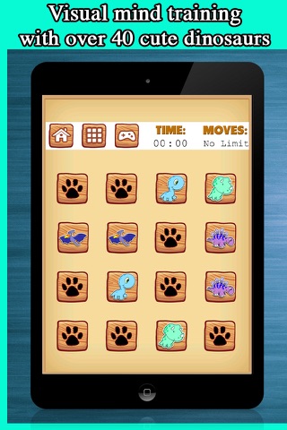 Dinosaurs Matching Pair Games screenshot 2
