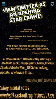 tweet wars - view twitter as a star crawl! айфон картинки 1