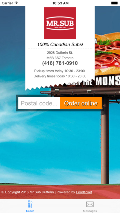 Screenshot #2 pour Mr Sub Dufferin