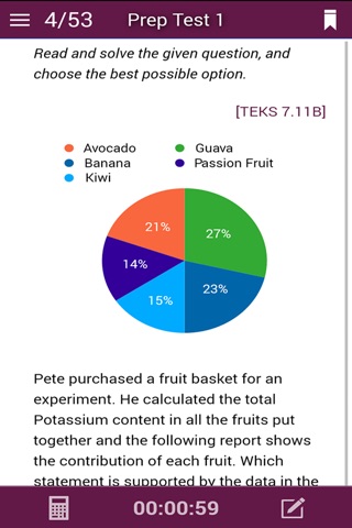 STAAR Math Grade 7 screenshot 2