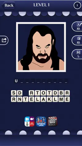 Game screenshot Wrestler Quiz - guess the famous wrestling stars name from a picture mod apk
