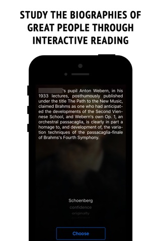 Brahms - interactive biography screenshot 2