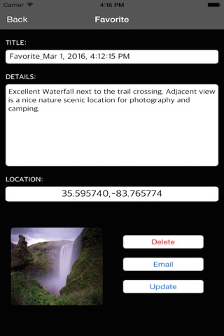 Crater Lake National Park GPS screenshot 4