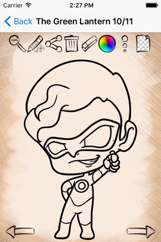Draw And Paint Chibi Superheroes screenshot 4