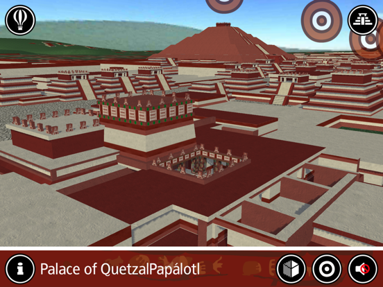 Teotihuacan 3D iPad screenshot 5 - Travel app