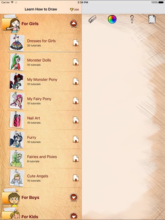 Apprendre à dessiner des robes de fées screenshot 6