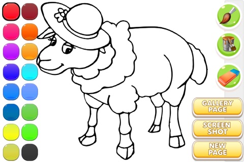 Drawing Book Free - Sheep Coloring screenshot 3