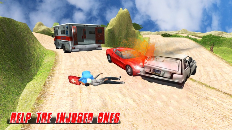 911 Hill Climb Ambulance screenshot-3