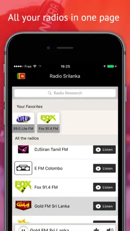 Game screenshot Radio Sri Lanka - Radios SRI FREE hack