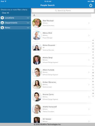 Screenshot #4 pour WinWire People Search