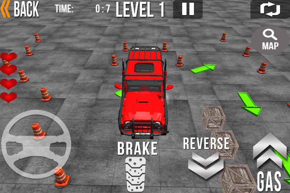 Offroad Parking 3D - 4x4 SUV Jeep Wrangler Simulators screenshot 3