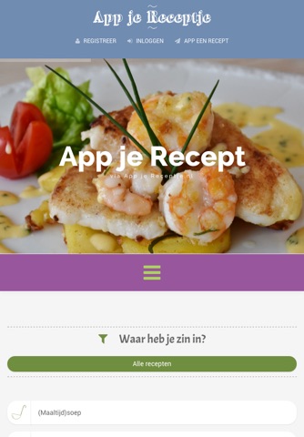 App je Receptje screenshot 3
