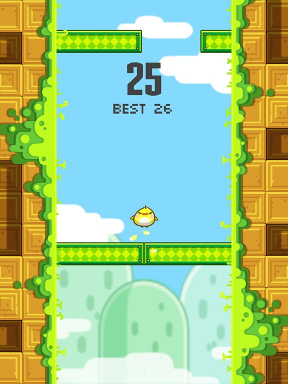 Screenshot #6 pour Chick UP!! (The Vertical Version of a Flappy Little Bird Adventure)