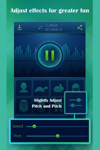 Voice Record Pro - Try the funniest way with funny effects to transform your record voice sound screenshot 2