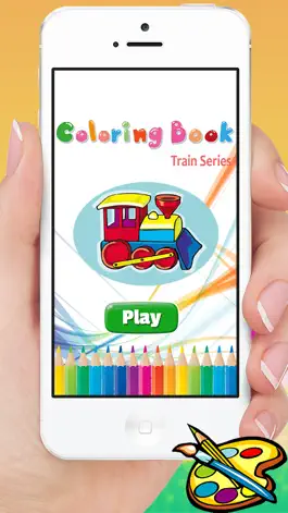 Game screenshot Train Coloring Book - Cute Drawing for Kids Free Games mod apk