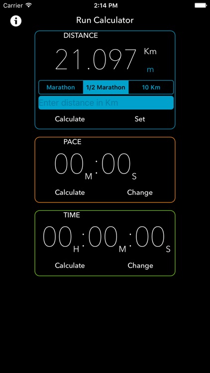 Run Calculator