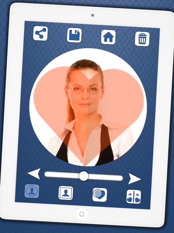 Profile photo – Editor of profile photos in social networks iPad screenshot