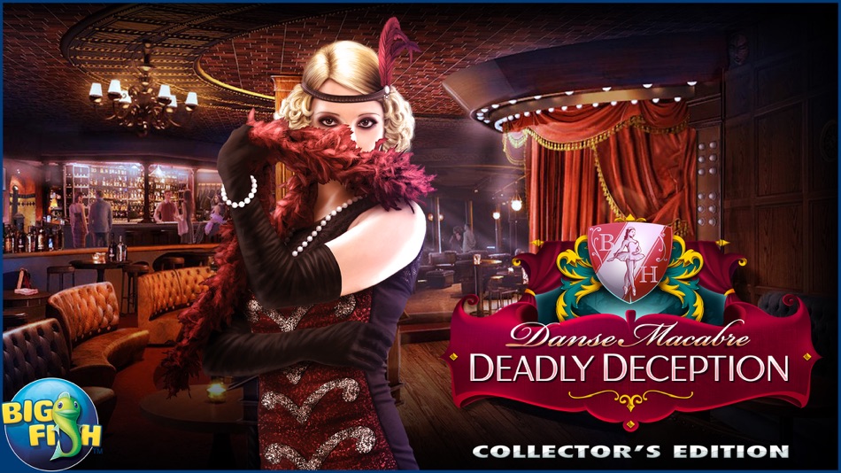 #5. Danse Macabre: Deadly Deception - A Mystery Hidden Object Game (iOS) By: Big Fish Games, Inc