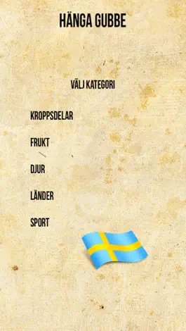 Game screenshot Hänga gubbe på svenska - Hangman game mod apk
