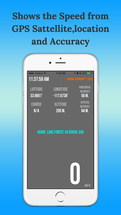 Speedometer-easy iPhone screenshot