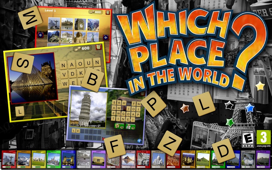 Which Place in the World? Sightseeing Word Quiz for Mac OS X - 1.1 - (macOS)