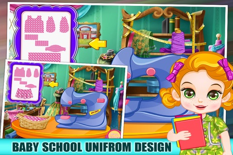 Baby Uniform Tailor - Make Up And Dress Up Game screenshot 3